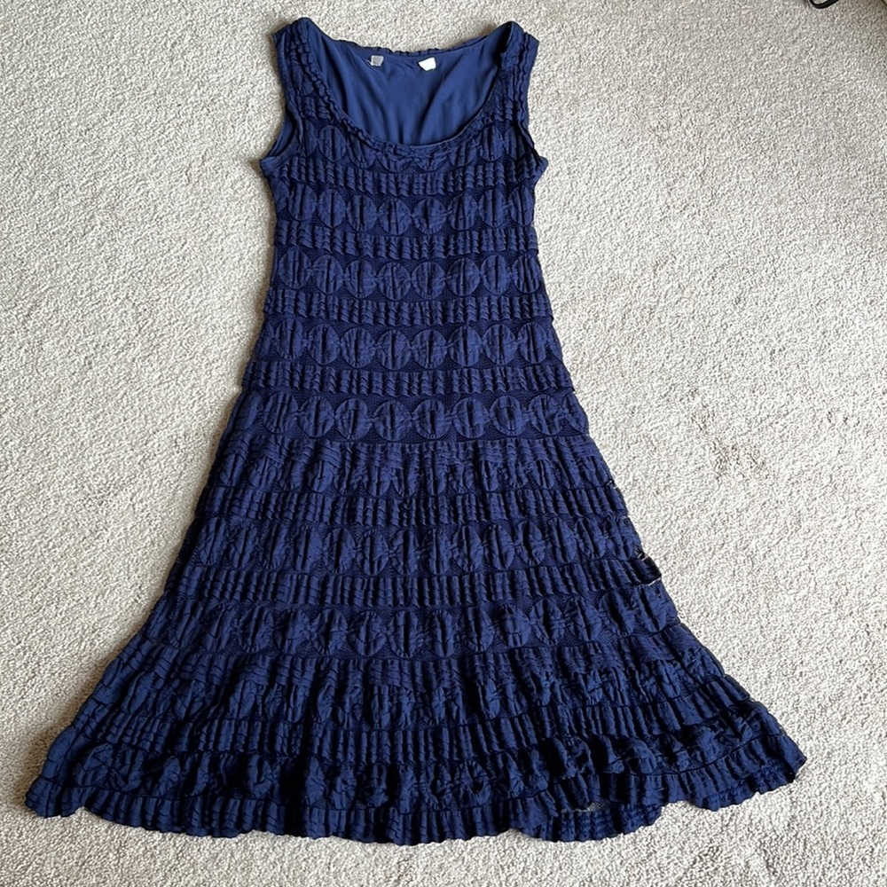 Max Studio Navy Dress. SP
